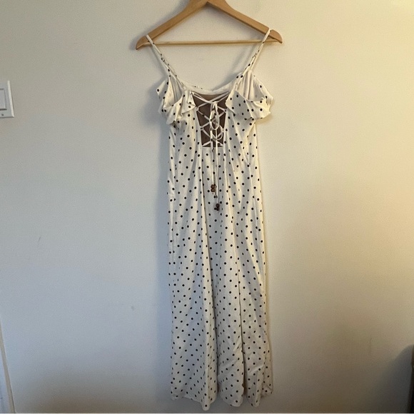 ZARA Polka Dot Lace-Up Dress Size M | Screen Worn on The Boys - Picture 10 of 15